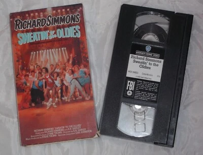 Richard Simmons Sweatin To Oldies VHS Video Tape Exercise Musical Workout - Image 1 of 4