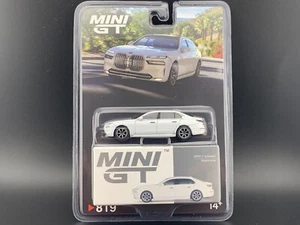 Mini GT BMW i7 xDrive60 Mineral White #819 1/64 - Picture 1 of 8