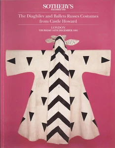 SOTHEBY DANCE COSTUME Diaghilev Ballet Russes Castle Howard Bakst Benois Roerich - Bild 1 von 1