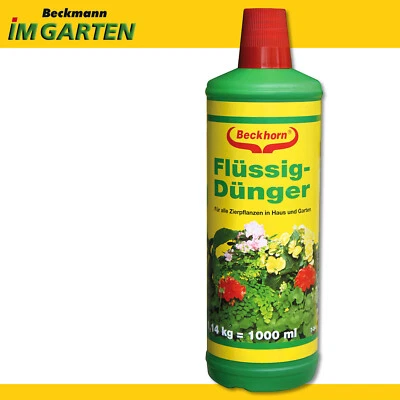 Beckmann 1 l Beckhorn Flüssigdünger Universaldünger Zierpflanze Gartenpflanze