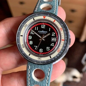 Vintage Pallas Adora hand-winding mens watch double bezel 42,5mm - Picture 1 of 7