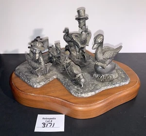 Michael Ricker Pewter Ricker Bartlett Collectors Society 1987-88 Ducks Geese - Picture 1 of 8
