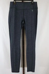 Danskin Womens Ladies Gray Pull Up Fitted Fitness Workout Leggins Pants Sz Small - Picture 1 of 3