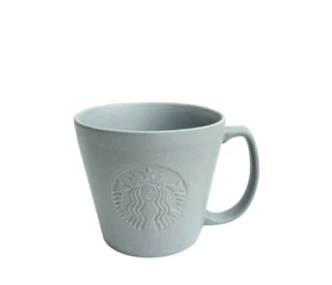 Starbucks Embossed Siren Mermaid Matte Ceramic Coffee Cup Mug Grande 16 oz - Picture 1 of 5