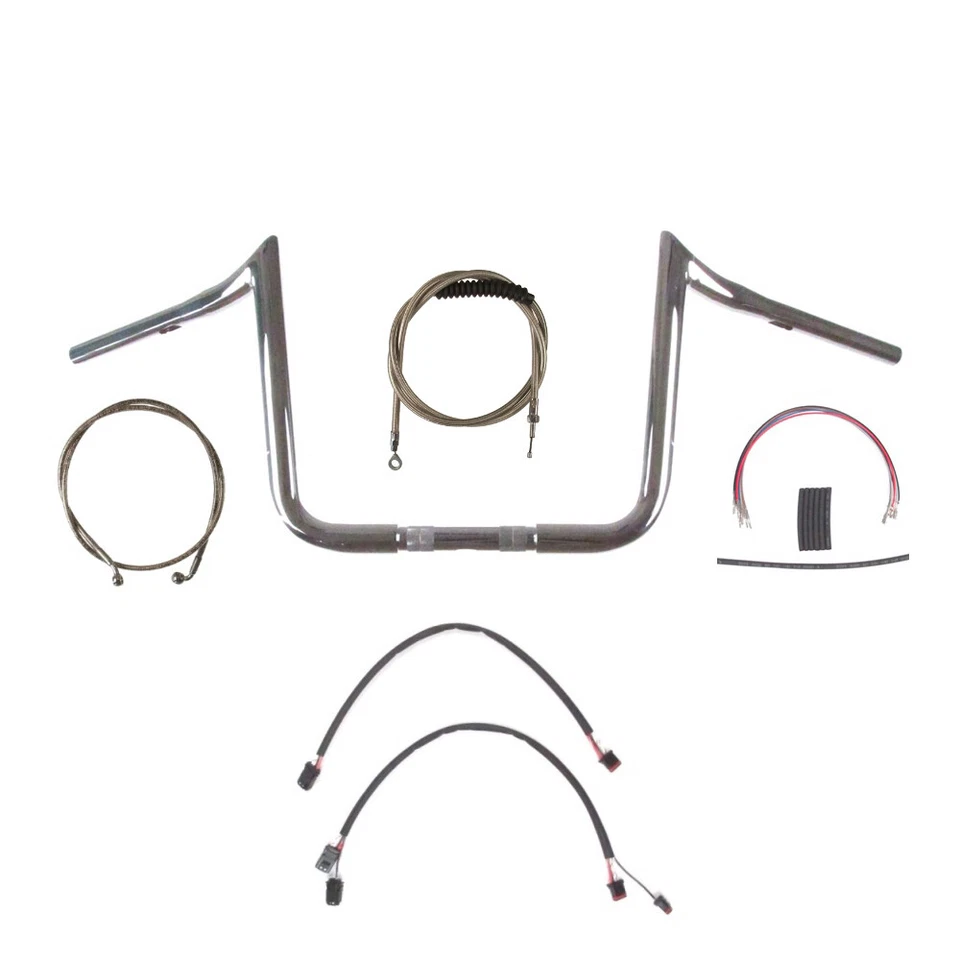 Kit de barra PrimeApe 1 1/4" cromada 13" 2014-2016 Harley-Davidson Road King sin ABS Foto 1 de 3