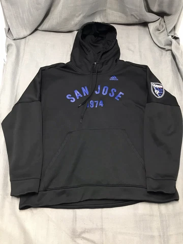 Adidas San Jose Black  Earthquakes Soccer  hoodie Unisex Size 2XL Cover