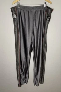 Vintage Adidas Team NBA Miami Heat Snap Off Tear Away Warm Up Pants Gray Size XL - Picture 1 of 7