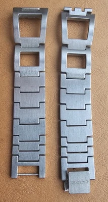 Swatch 16 MM Bracelet Stainless Steel Correa Watch Band Strap Vintage - Image 1 of 4