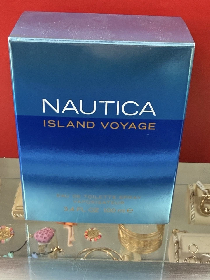Nautica Island Voyage Eau De Toilette Masculino 3,4 fl. oz 100 ml novo. Descontinuado - Imagem 1 de 4
