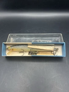 Rebel 301 Silver Minnow 5 1/2” Vintage Fishing Lure In Box With Papers - Picture 1 of 16