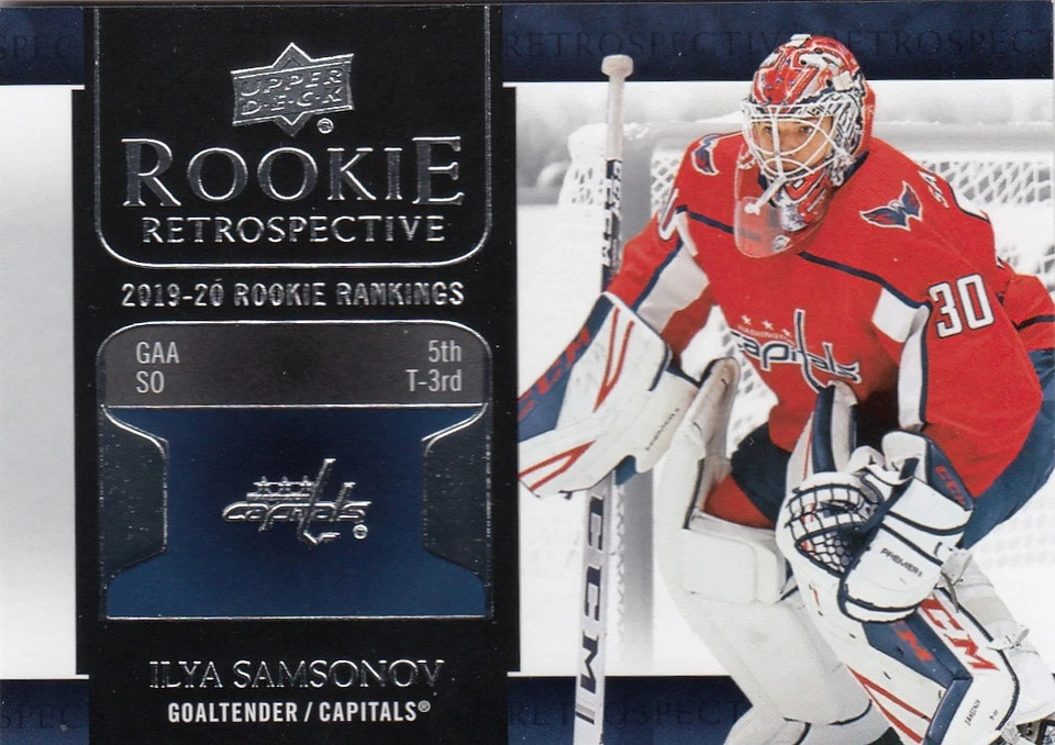 2020-21 Upper Deck Rookie Retrospective ILYA SAMSONOV #RR-7 Washington Capitals - Image 1 of 1