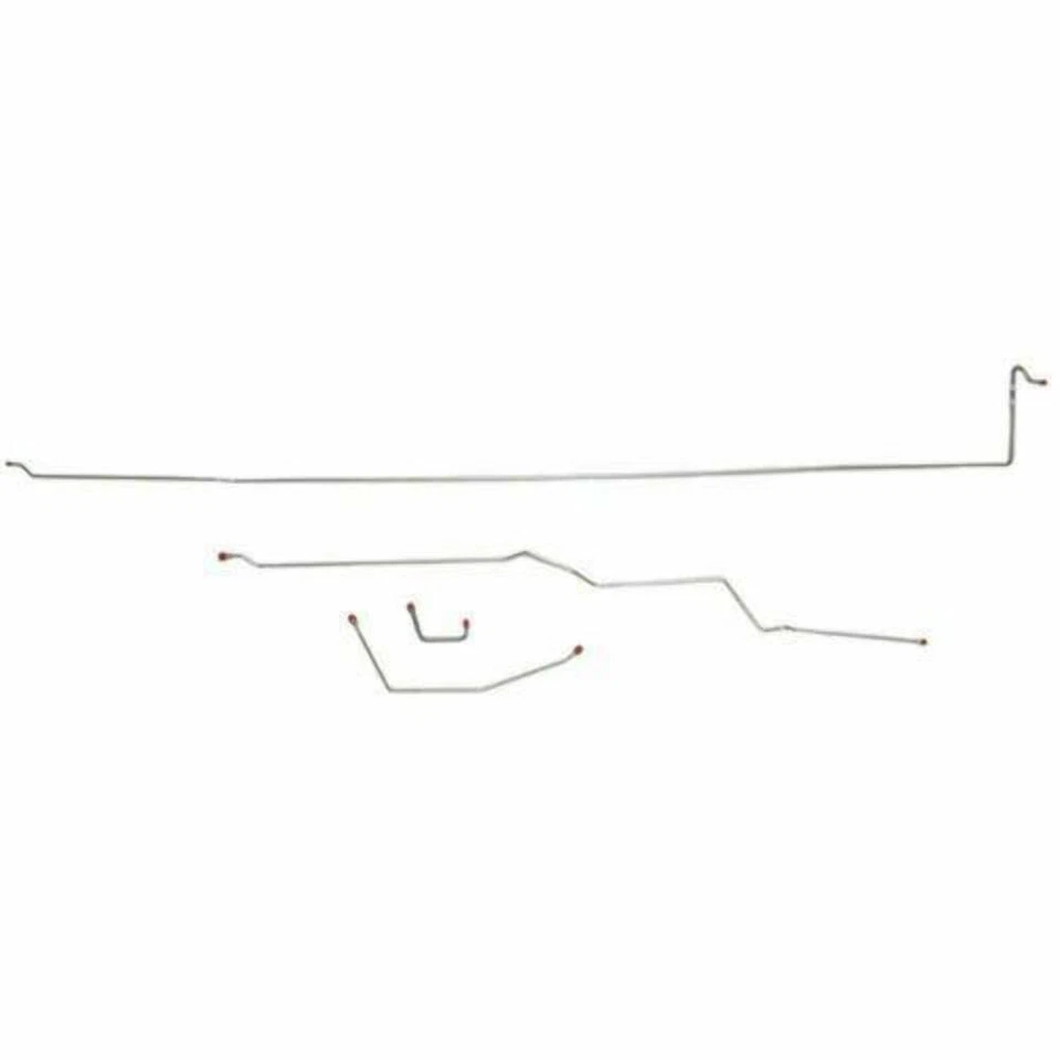 Linha de freio intermediária compatível com Chevrolet V30 87-91 cabine dupla cama longa TIN8601SS - Imagem 1 de 2