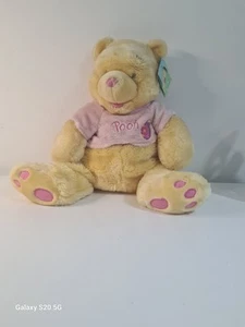 Walt Disney Company Winnie Puuh rosa Nase sehr weiches Spielzeug Beanie Valentinstag 14 Zoll - Bild 1 von 13