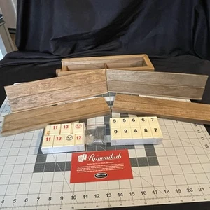 Front Porch Classics, Rummikub Vintage Edition in All-Wood Storage Case Sealed - Picture 1 of 17