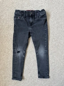 Tommy Hilfiger Jungenjeans verstellbarer Gummibund Alter 3-4 Jahre - Bild 1 von 5