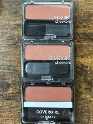 Covergirl Cheekers Blush, 130 Iced Cappuccino, 0.12 oz - 3 Pack - Image 1 of 3