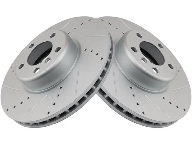 TRQ 18RT89Y Front Brake Rotor Set Fits 2014-2016 BMW 435i xDrive - Image 1 of 1