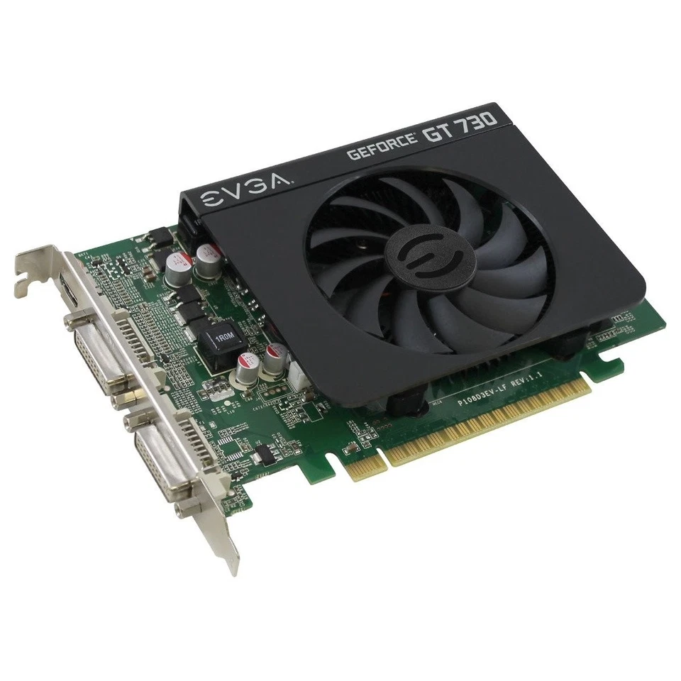 EVGA 01G-P3-2731-KR GeForce GT 730 Graphic Card - 700 MHz Core - 1 GB DDR3 SDRAM - Image 1 of 4