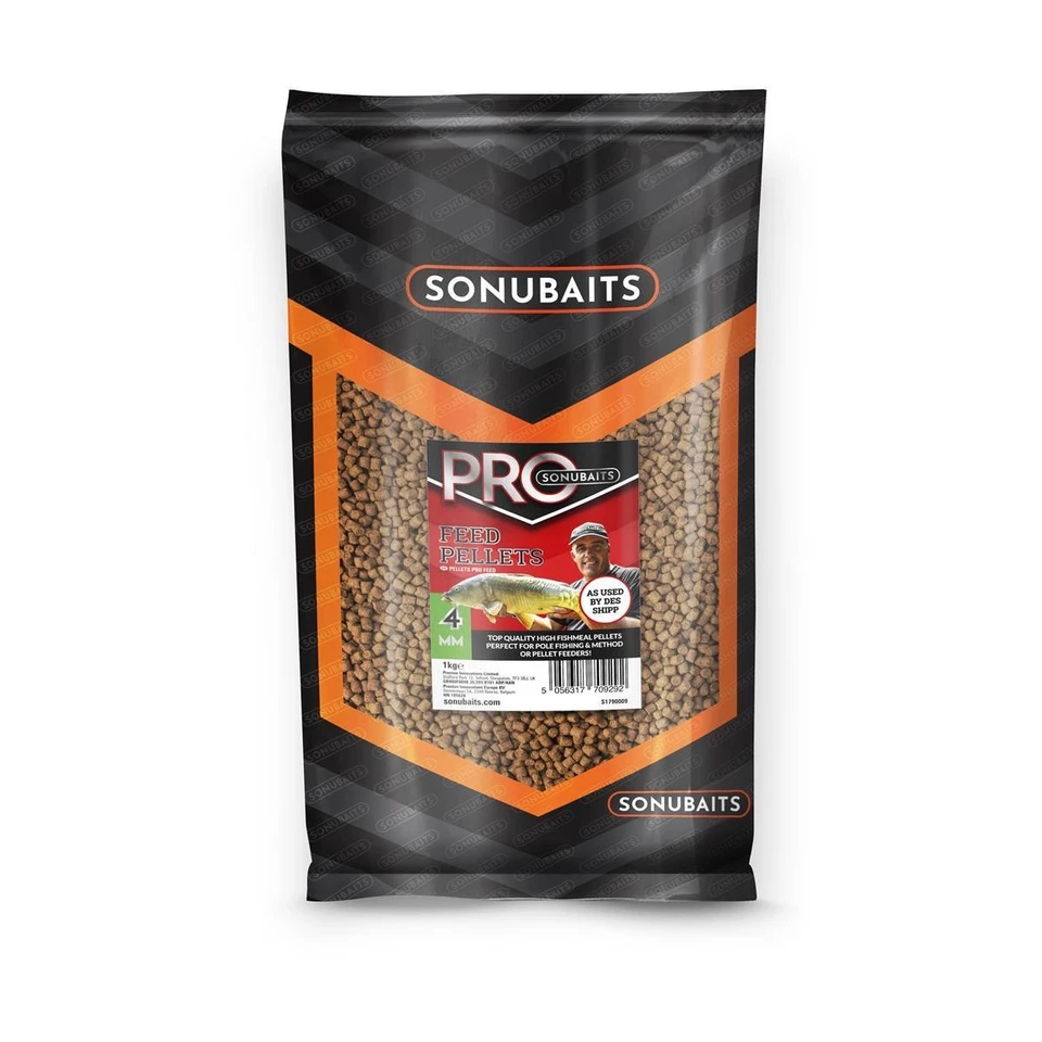 Sonubaits Pro Feed Pellets 1kg hoher Fischmehl Method Feeder Pellet 2 4 6 8mm - Bild 1 von 1