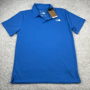The North Face Poloshirt Herren mittelblau Golf dehnbar Performance NEU - Bild 1 von 5