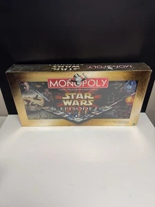 New Sealed 1999 Star Wars Episode 1 Monopoly 3D Collector's Edition Game Hasbro - Picture 1 of 16