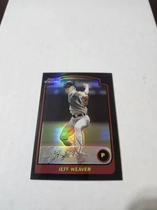 2003 Bowman Chrome Refractor Jeff Weaver # 111 - Picture 1 of 2