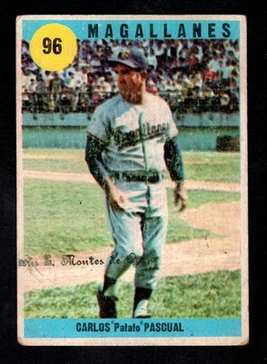 1970 Ovenca Venezuelan Card #96 Carlos Pascual Navegantes Del Magallanes GD *MK* - Image 1 of 2