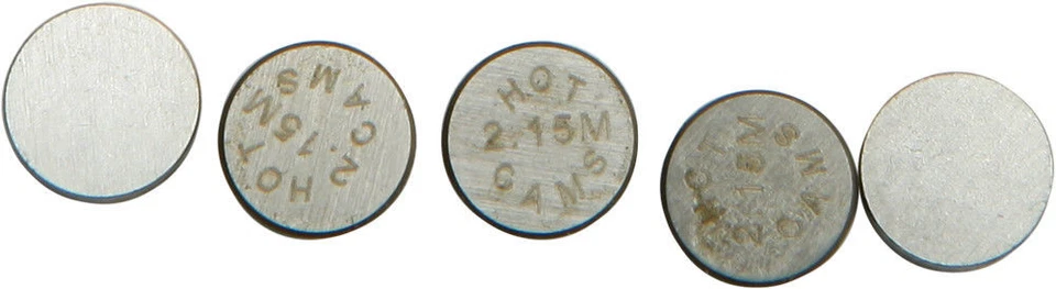 Paquete de 5 cuñas de válvula Hot Cams 7,48x2,15 mm 5PK748215 Honda CB1 CB600F CBR1000RR   Foto 1 de 1