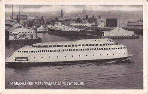Puget Sound, WASHINGTON - Streamlined Ferry "Kalakala" - Picture 1 of 2