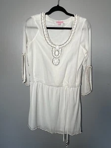 Vestido Lilly Pulitzer Delisa con cuentas nuevo sin etiquetas - pequeño - Imagen 1 de 11