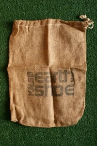 Vintage KALSO EARTH SHOE Jutesack Tasche mit Kordelzugverschluss - Bild 1 von 5