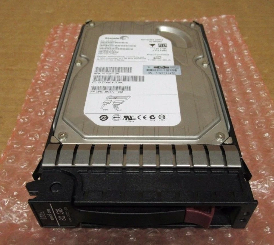 HP FB080C4080 ST380815AS 80GB 7.2K SATA 3.5'' hdd 440300-001 397551-001 - Image 1 of 1