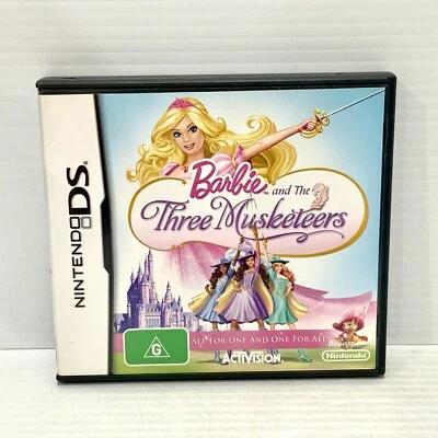 Barbie and the Three Musketeers + Manual - Nintendo DS - Tested - Free Postage - Image 1 of 4