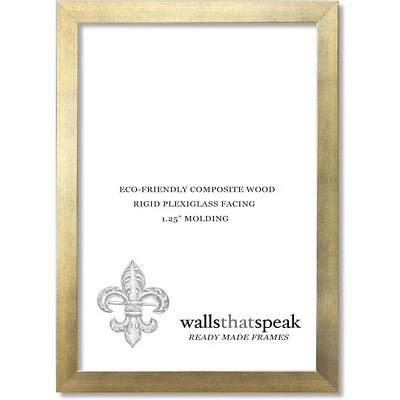WallsThatSpeak Gold Picture Frame for Puzzles, Posters, Photos, or Artwork - Image 1 of 4