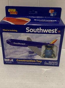 Daron Southwest Flugzeug 55 Stück Konstruktionsspielzeug Schnappblöcke Nr. BL888-1 Neu - Bild 1 von 9