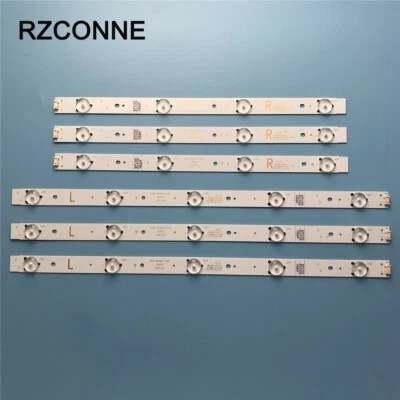 6pcs LED strip For LG 5835-W40001-RP20 5835-W40001-LP20 40LH5000-UA RDL400FY R+L - Image 1 of 4