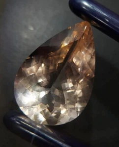 Large peach Morganite gemstone - faceted natural AAA morganite 15.00 CTS - Picture 1 of 10