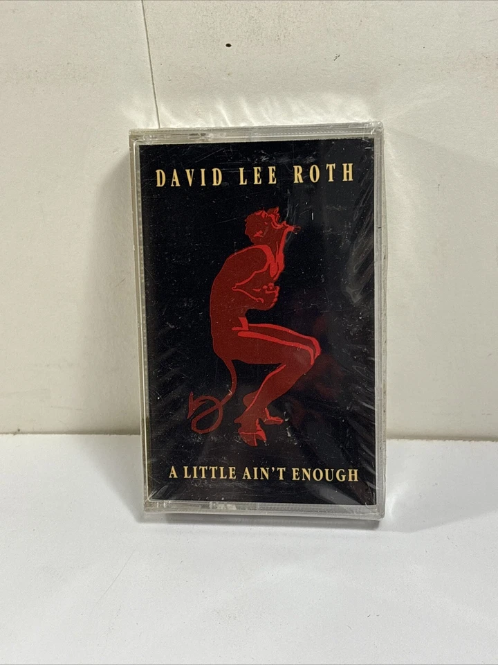 A Little Ain't Enough - David Lee Roth (Cassette, 1991) Sealed - Image 1 of 2
