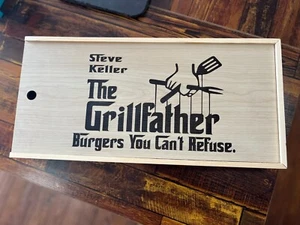 Engraved Grill Set  - Picture 1 of 1