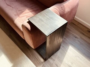 C Table , Handcrafted Sofa C Table, Sliding Table, Best Gifts For Moms And Dads, - Picture 1 of 7
