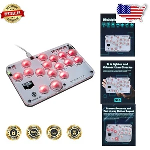 Portable Arcade Stick with Turbo Function & RGB Lighting for Multi-Platform Use - Picture 1 of 9