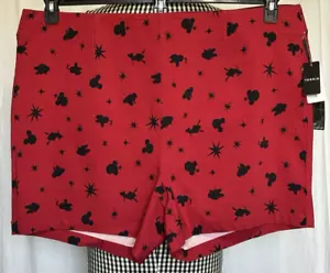 Torrid Disney Americana Mickey & Friends Pull On Comfy Shorts Size 4 4X 26 NWT - Picture 1 of 10