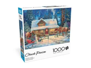 Rompecabezas Buffalo Games; Winter's Oasis de Chuck Pinson; 1000 piezas - Imagen 1 de 2