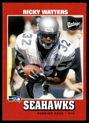 2001 Upper Deck Vintage - #156 Ricky Watters - Image 1 of 2