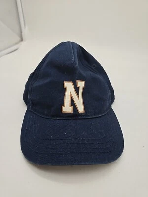 H&M "N" 婴儿帽蓝色 18 个月弹力空白 100% 棉通风孔 — 第 1/4 张图片