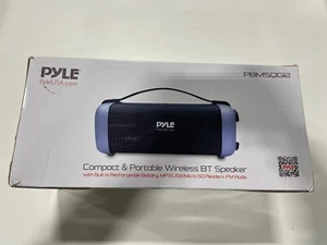 Pyle Portable Bluetooth Wireless Speaker, Rechargeable Battery, FM Radio, USB/SD - Picture 1 of 2