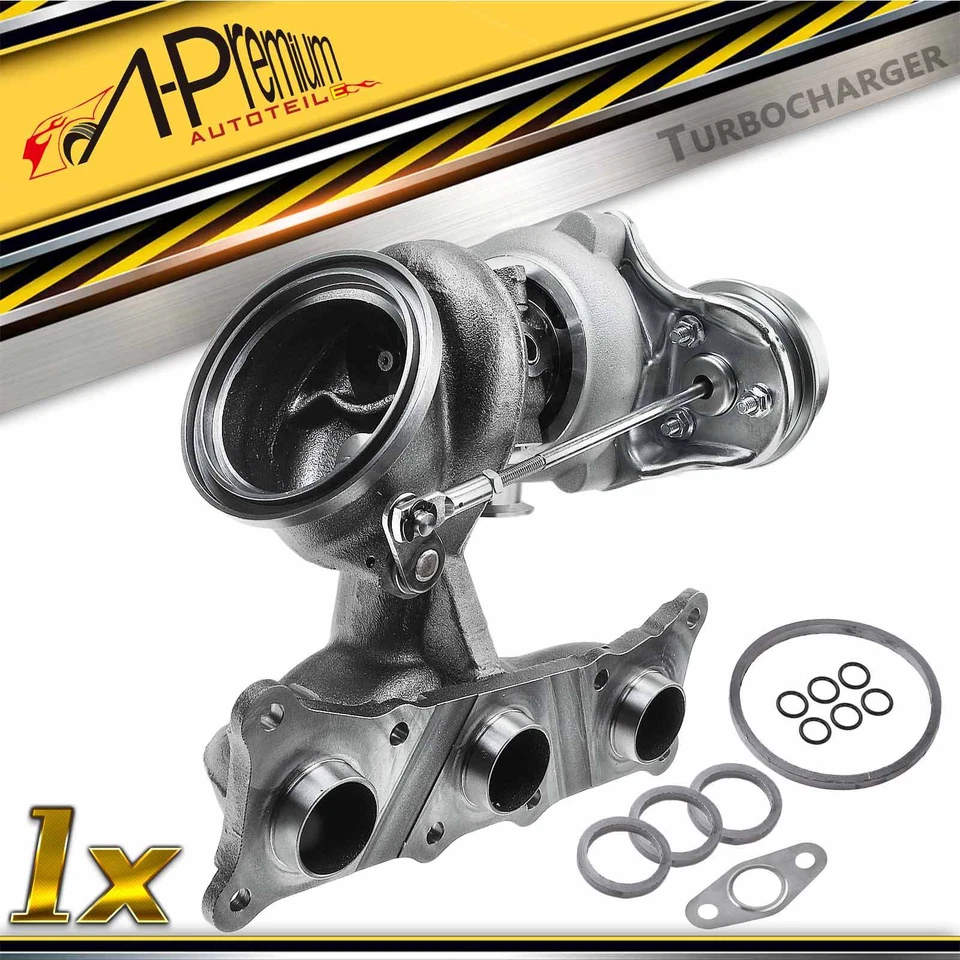 A-Premium левый турбокомпрессор для BMW 335i 07-15 335i GT xDrive 335is 335xi N54B30 - Изображение 1 из 4