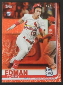 TOMMY EDMAN ROOKIE RED#ED 4/5 2019 TOPPS UPDATE MINI DODGERS RARE L@@K - Picture 1 of 2