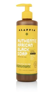 Auténtico jabón negro africano natural Alaffia con eucalipto y árbol de té - 6 Fl oz - Imagen 1 de 3