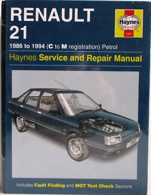 Haynes - Renault 21/1986-1994/ (C - M Regulador) Gasolina / Servicio Libro - Imagen 1 de 4